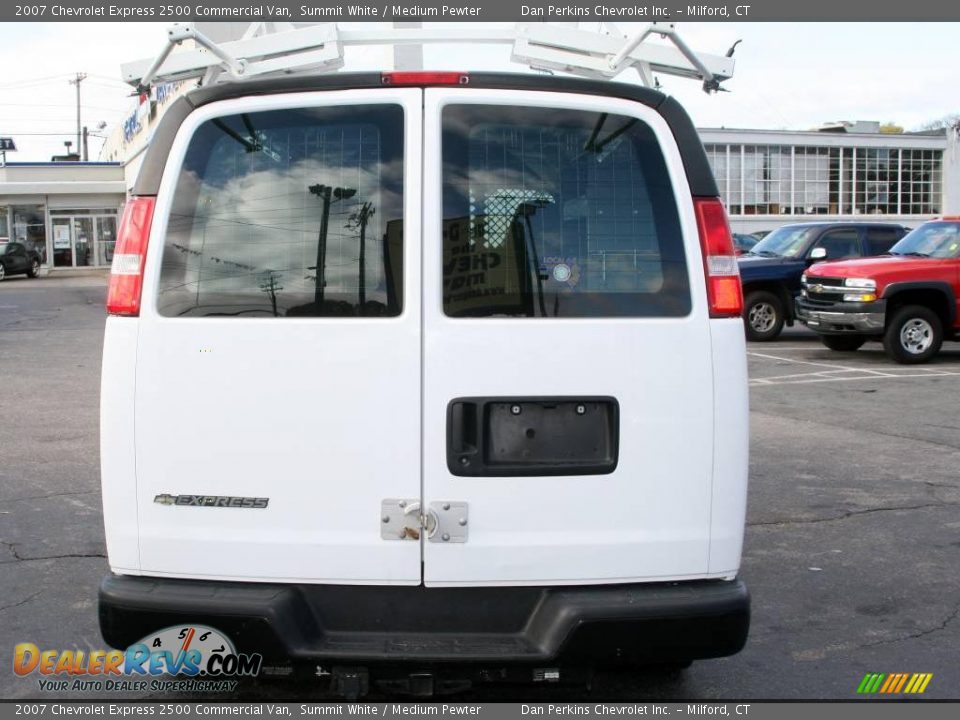 2007 Chevrolet Express 2500 Commercial Van Summit White / Medium Pewter Photo #6