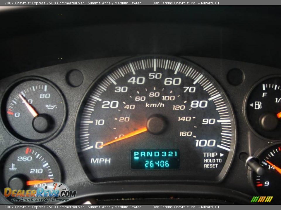 2007 Chevrolet Express 2500 Commercial Van Summit White / Medium Pewter Photo #12