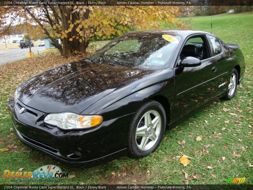 2004 Chevrolet Monte Carlo Supercharged SS Black / Ebony Black Photo #1
