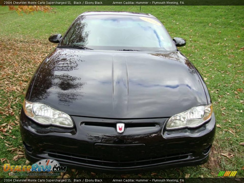 2004 Chevrolet Monte Carlo Supercharged SS Black / Ebony Black Photo #3