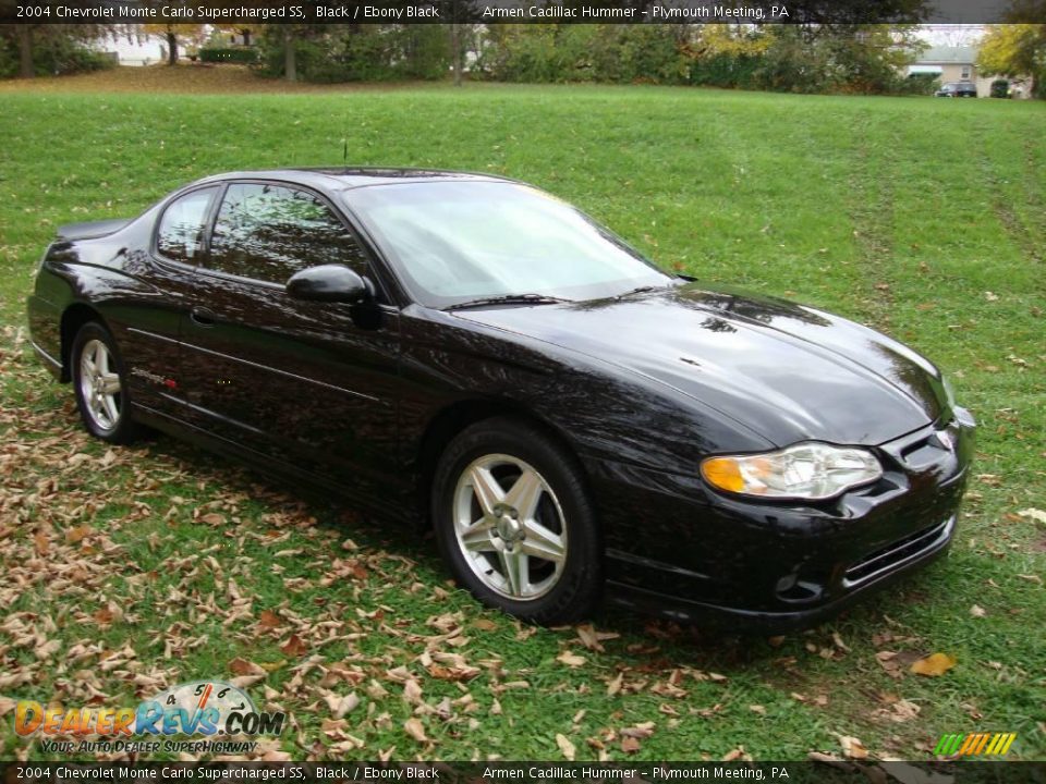 2004 Chevrolet Monte Carlo Supercharged SS Black / Ebony Black Photo #5