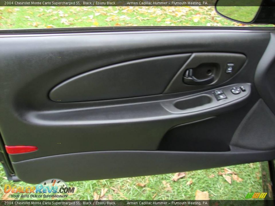 2004 Chevrolet Monte Carlo Supercharged SS Black / Ebony Black Photo #13