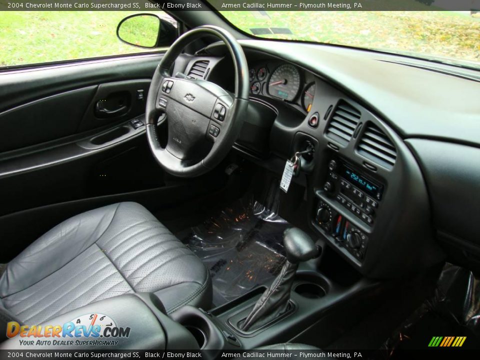 2004 Chevrolet Monte Carlo Supercharged SS Black / Ebony Black Photo #18