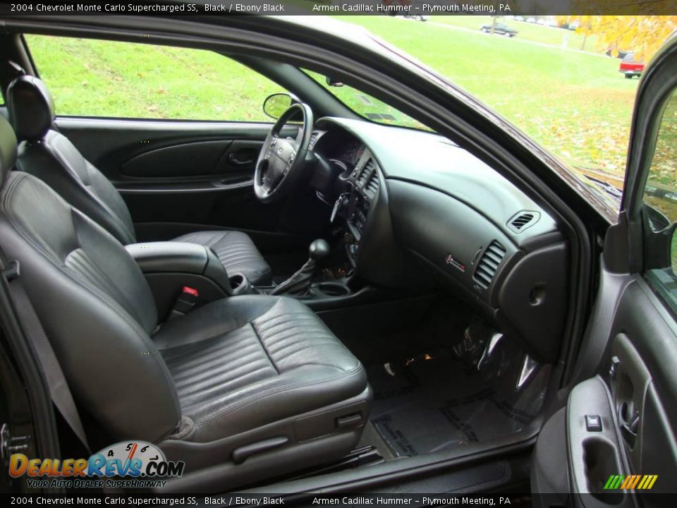 2004 Chevrolet Monte Carlo Supercharged SS Black / Ebony Black Photo #19