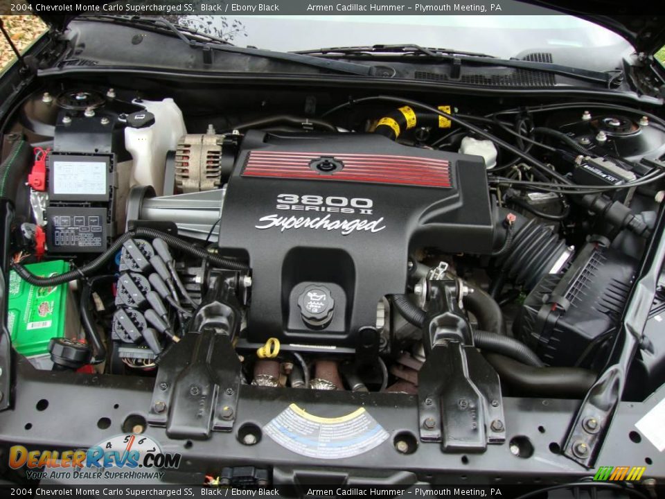 2004 Chevrolet Monte Carlo Supercharged SS Black / Ebony Black Photo #22