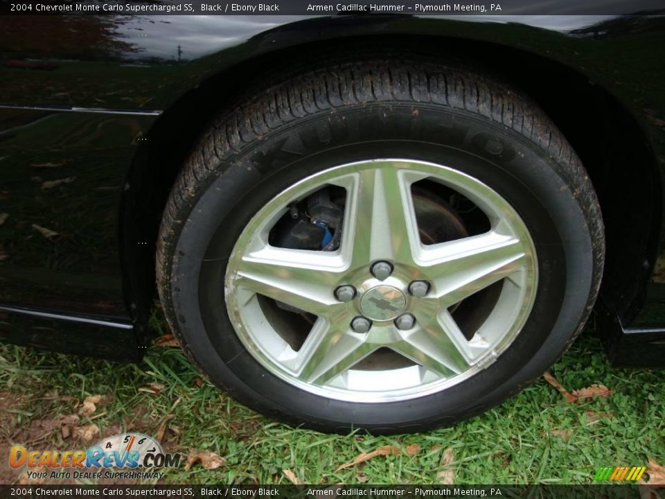 2004 Chevrolet Monte Carlo Supercharged SS Black / Ebony Black Photo #25