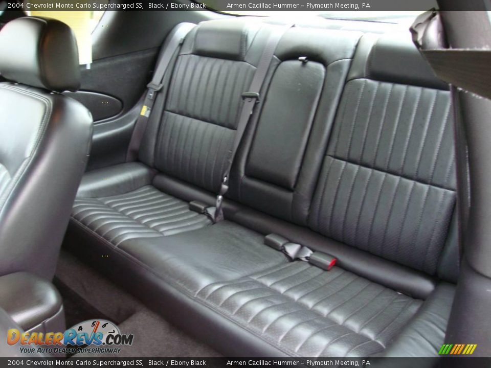 2004 Chevrolet Monte Carlo Supercharged SS Black / Ebony Black Photo #27