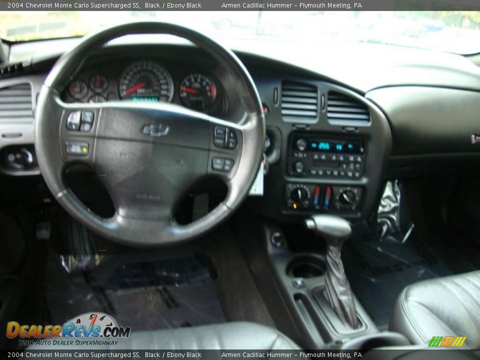 2004 Chevrolet Monte Carlo Supercharged SS Black / Ebony Black Photo #28