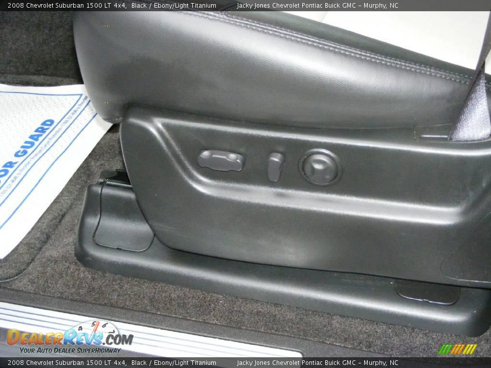 2008 Chevrolet Suburban 1500 LT 4x4 Black / Ebony/Light Titanium Photo #7