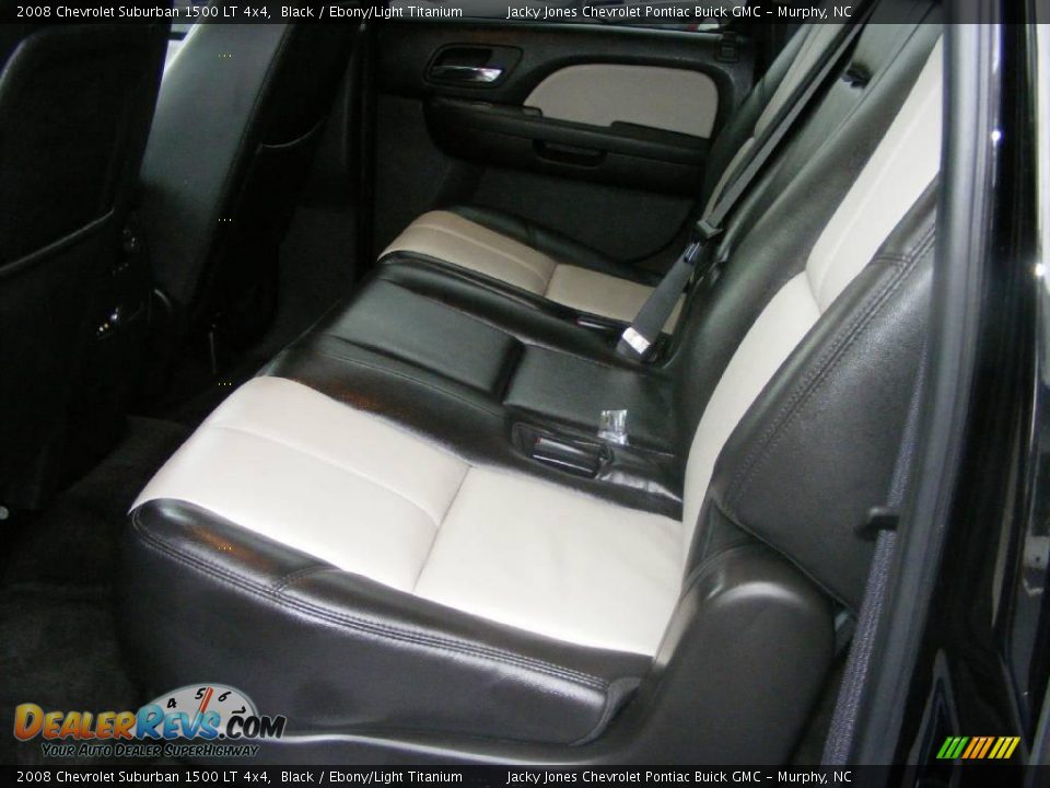 2008 Chevrolet Suburban 1500 LT 4x4 Black / Ebony/Light Titanium Photo #9