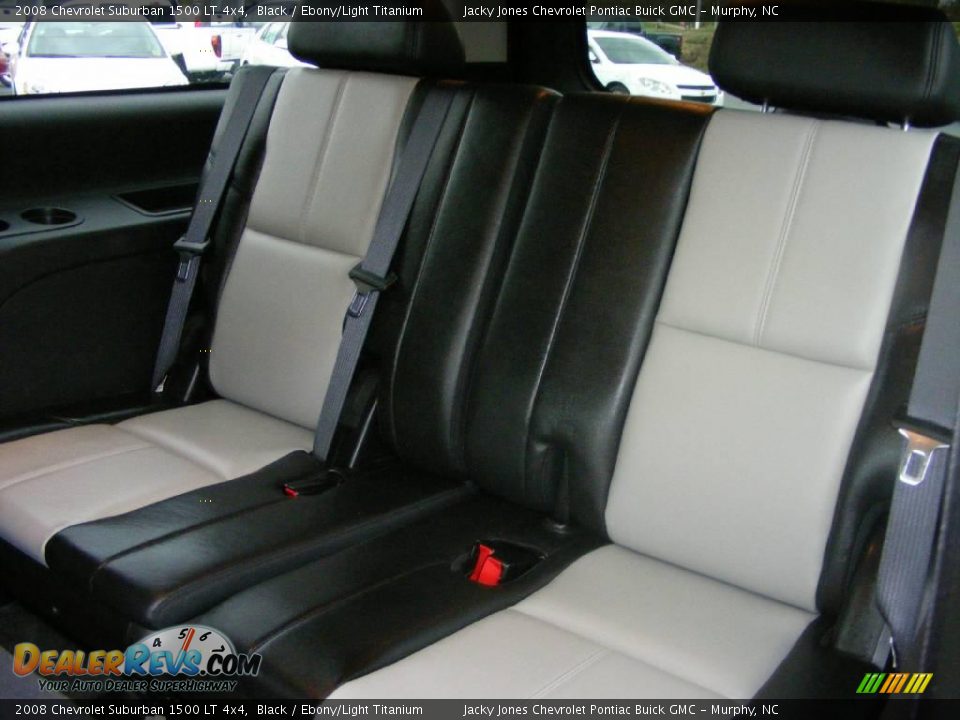 2008 Chevrolet Suburban 1500 LT 4x4 Black / Ebony/Light Titanium Photo #10