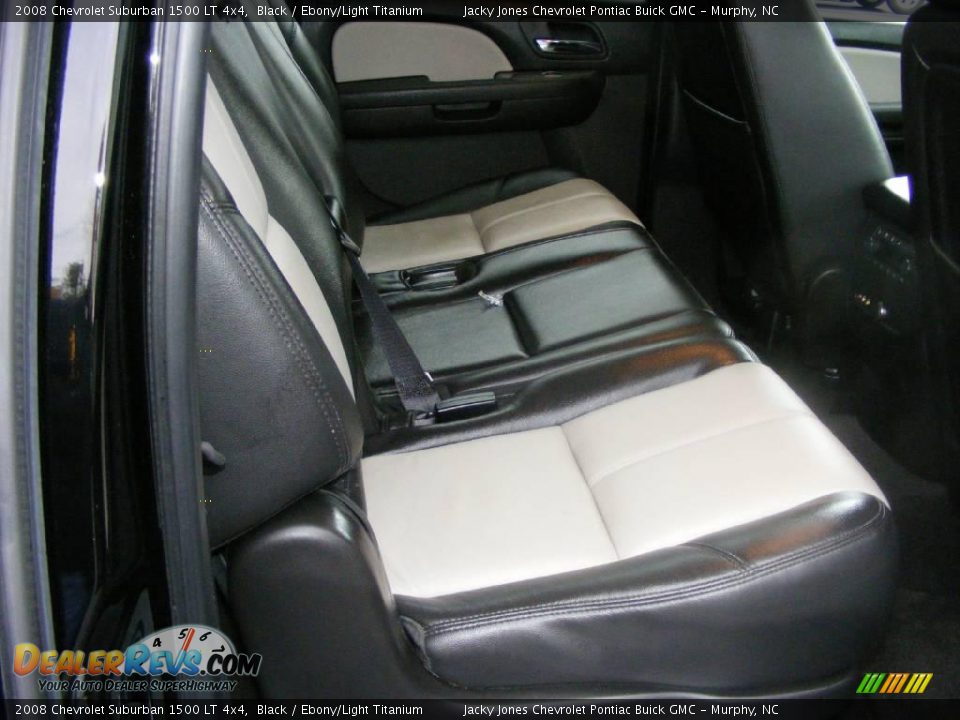 2008 Chevrolet Suburban 1500 LT 4x4 Black / Ebony/Light Titanium Photo #13