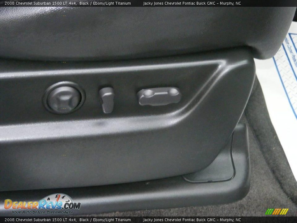 2008 Chevrolet Suburban 1500 LT 4x4 Black / Ebony/Light Titanium Photo #16