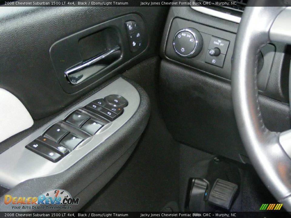 2008 Chevrolet Suburban 1500 LT 4x4 Black / Ebony/Light Titanium Photo #18