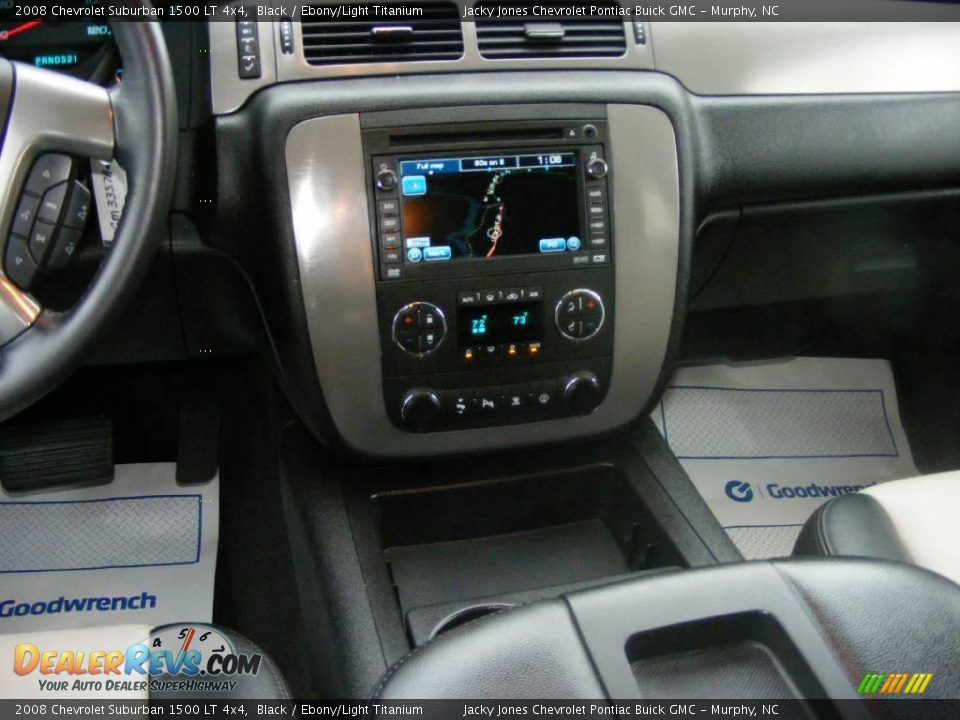 2008 Chevrolet Suburban 1500 LT 4x4 Black / Ebony/Light Titanium Photo #20