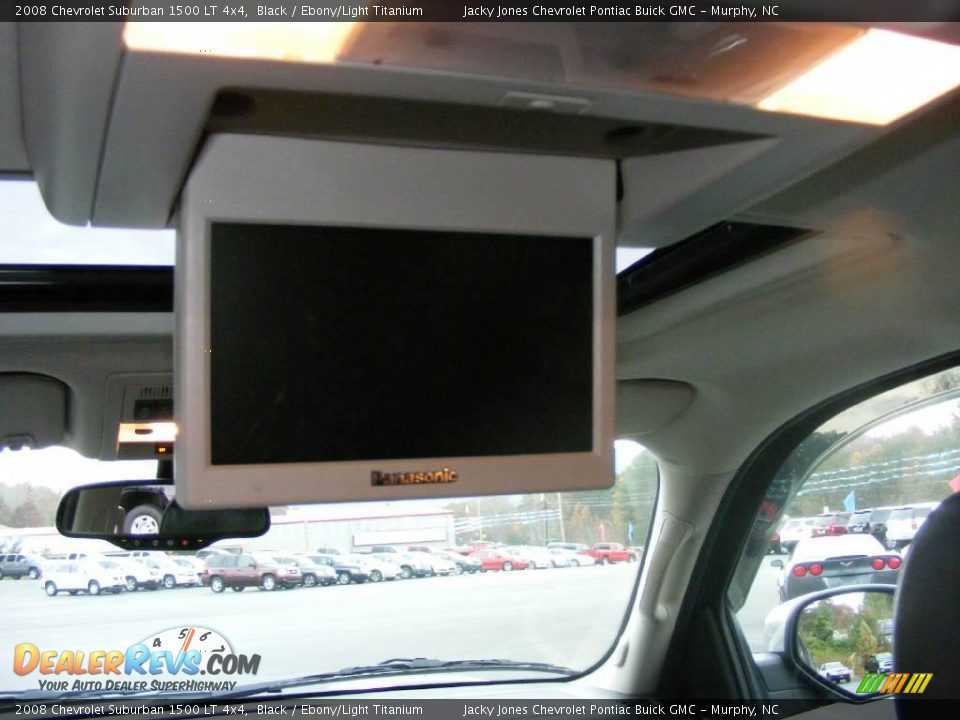 2008 Chevrolet Suburban 1500 LT 4x4 Black / Ebony/Light Titanium Photo #25