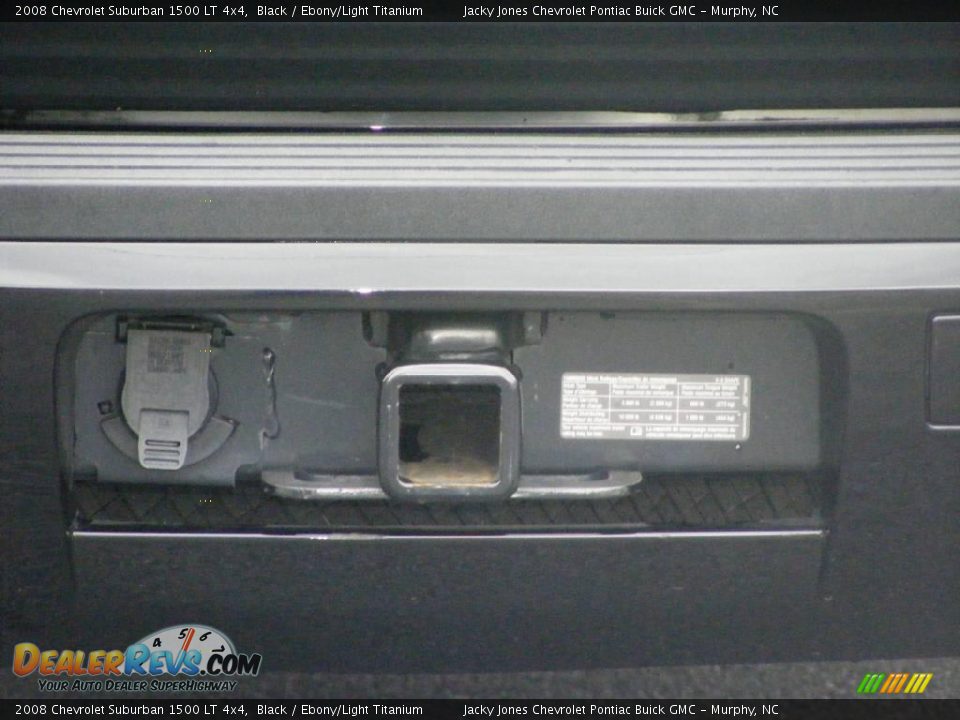 2008 Chevrolet Suburban 1500 LT 4x4 Black / Ebony/Light Titanium Photo #30