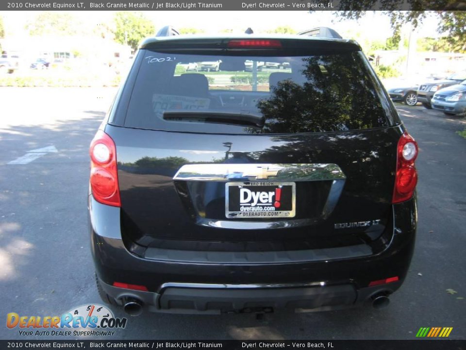 2010 Chevrolet Equinox LT Black Granite Metallic / Jet Black/Light Titanium Photo #4