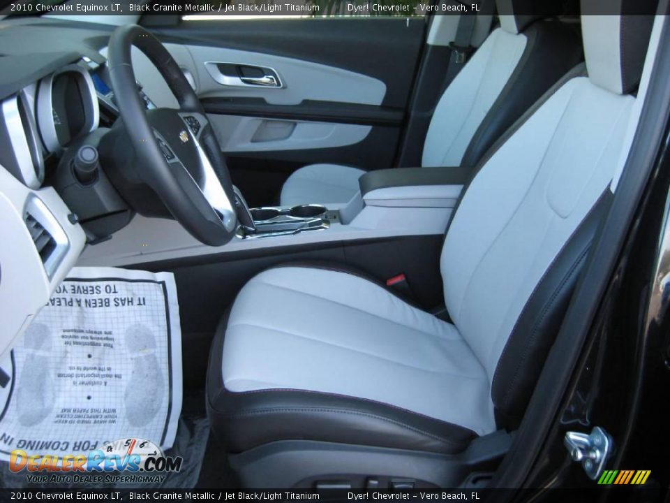 2010 Chevrolet Equinox LT Black Granite Metallic / Jet Black/Light Titanium Photo #8