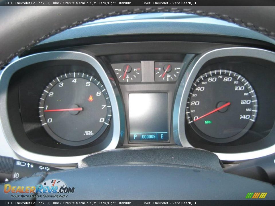 2010 Chevrolet Equinox LT Black Granite Metallic / Jet Black/Light Titanium Photo #17