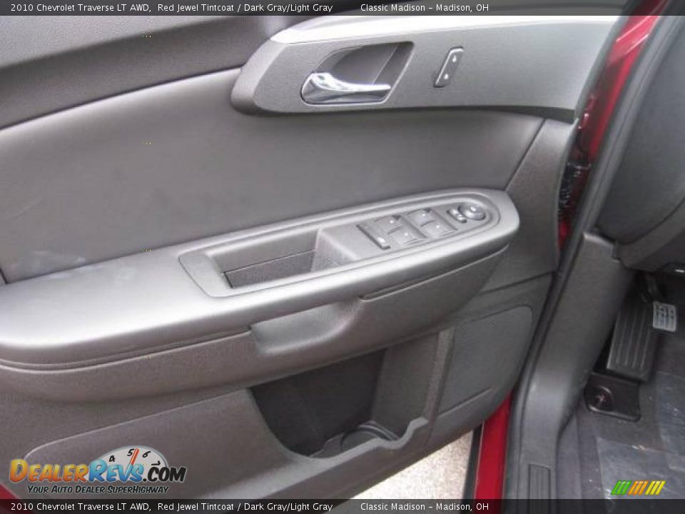 2010 Chevrolet Traverse LT AWD Red Jewel Tintcoat / Dark Gray/Light Gray Photo #6