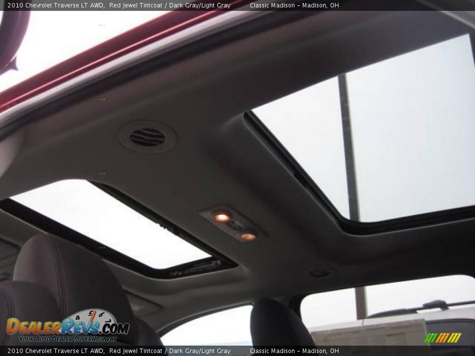 2010 Chevrolet Traverse LT AWD Red Jewel Tintcoat / Dark Gray/Light Gray Photo #7
