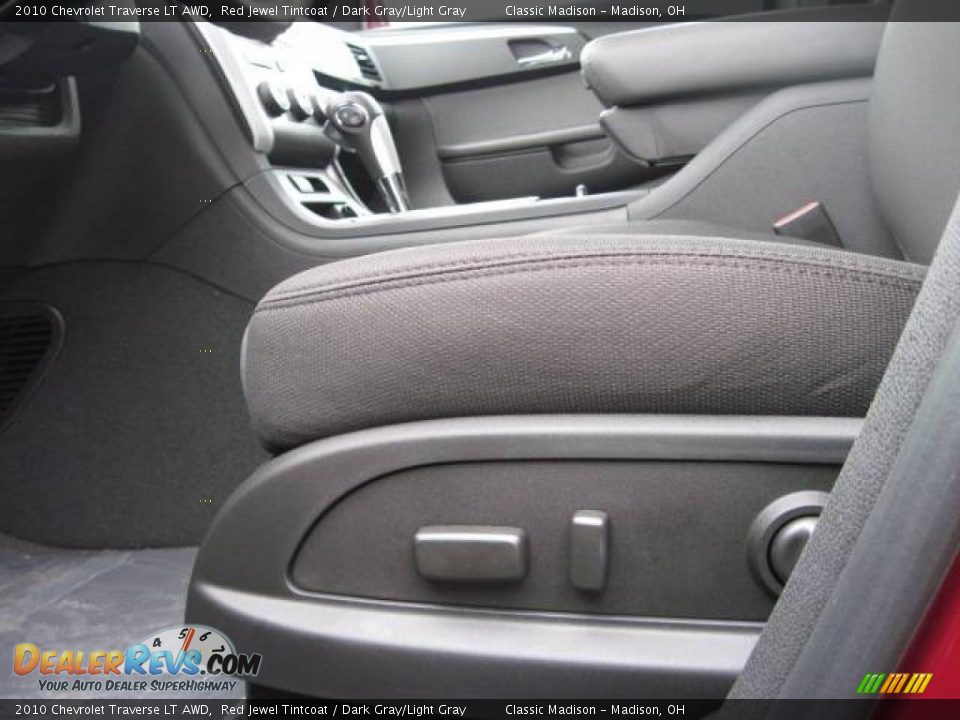 2010 Chevrolet Traverse LT AWD Red Jewel Tintcoat / Dark Gray/Light Gray Photo #8