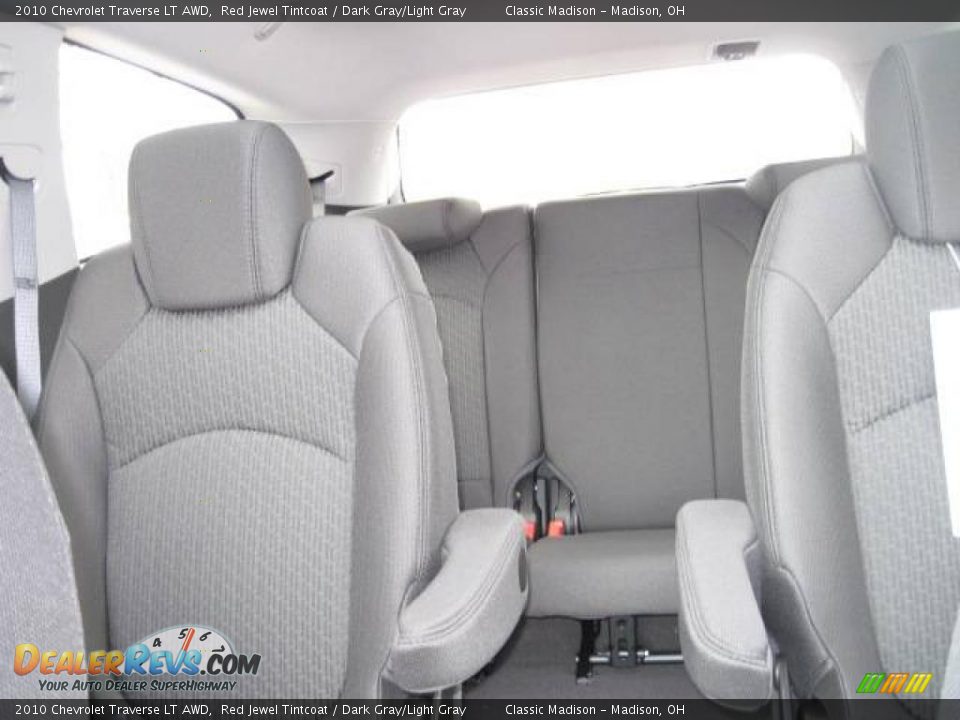 2010 Chevrolet Traverse LT AWD Red Jewel Tintcoat / Dark Gray/Light Gray Photo #9
