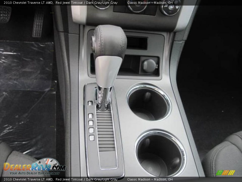 2010 Chevrolet Traverse LT AWD Red Jewel Tintcoat / Dark Gray/Light Gray Photo #10