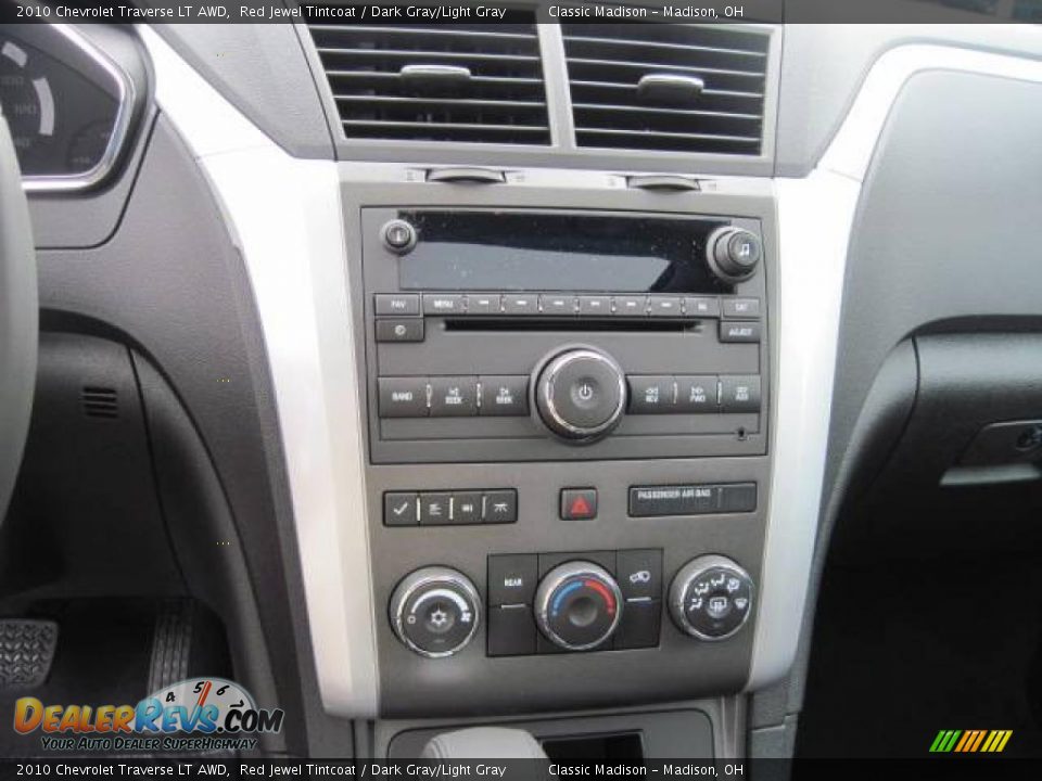 2010 Chevrolet Traverse LT AWD Red Jewel Tintcoat / Dark Gray/Light Gray Photo #11