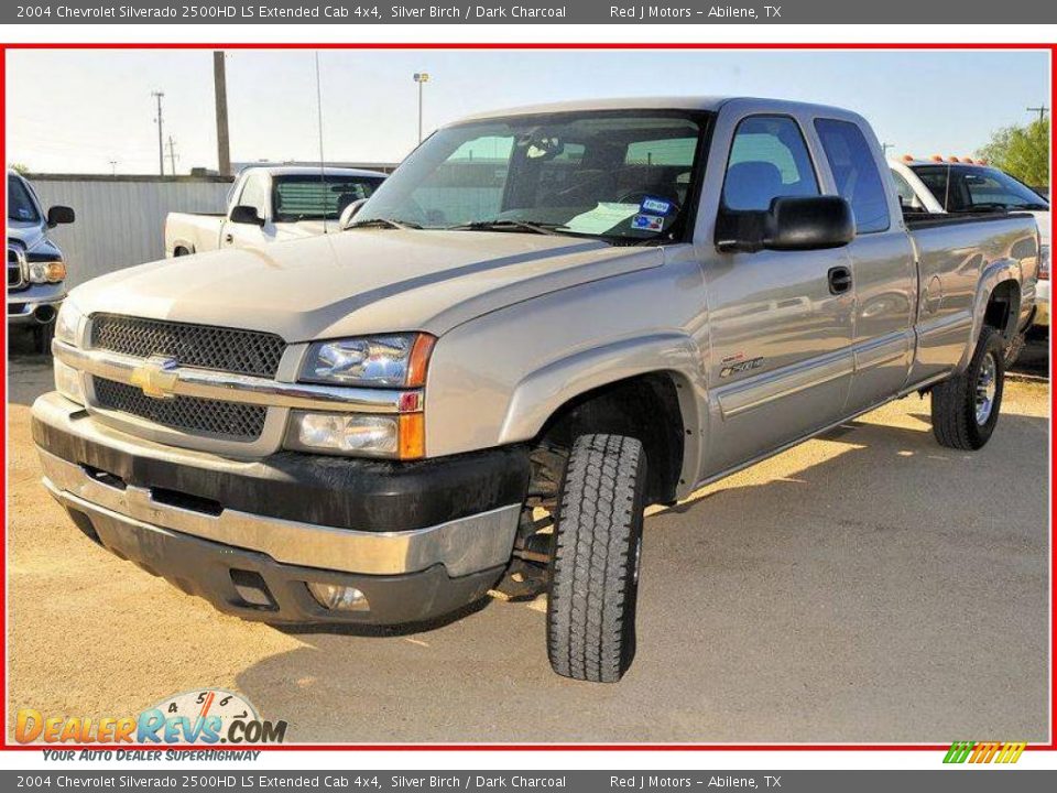 2004 Chevrolet Silverado 2500HD LS Extended Cab 4x4 Silver Birch / Dark Charcoal Photo #1