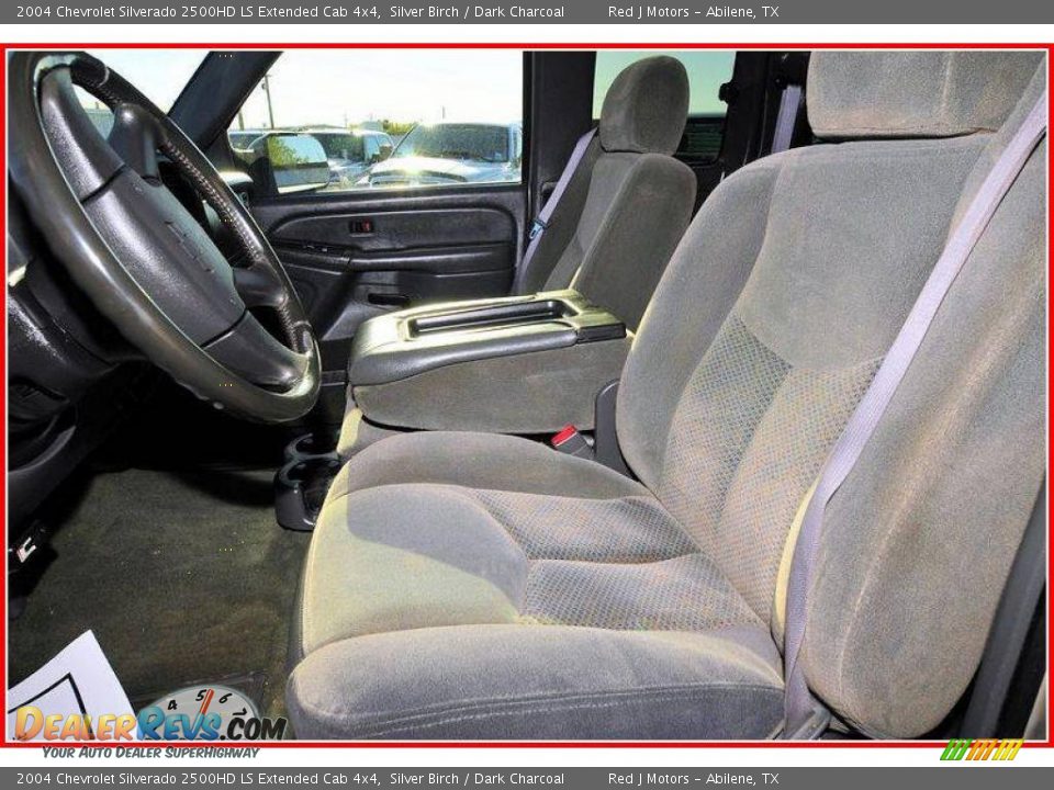 2004 Chevrolet Silverado 2500HD LS Extended Cab 4x4 Silver Birch / Dark Charcoal Photo #12