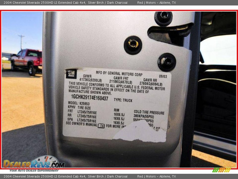 2004 Chevrolet Silverado 2500HD LS Extended Cab 4x4 Silver Birch / Dark Charcoal Photo #15
