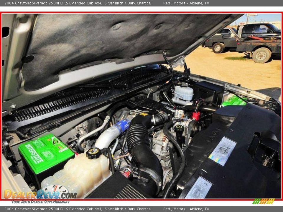 2004 Chevrolet Silverado 2500HD LS Extended Cab 4x4 Silver Birch / Dark Charcoal Photo #22