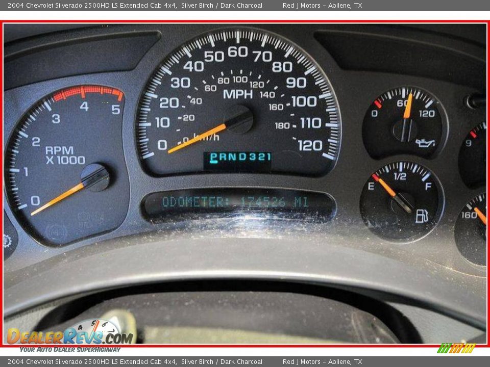 2004 Chevrolet Silverado 2500HD LS Extended Cab 4x4 Silver Birch / Dark Charcoal Photo #32