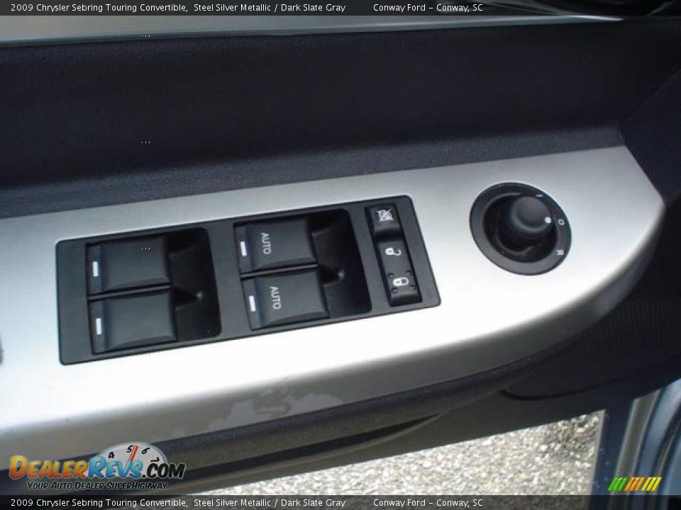 2009 Chrysler Sebring Touring Convertible Steel Silver Metallic / Dark Slate Gray Photo #22