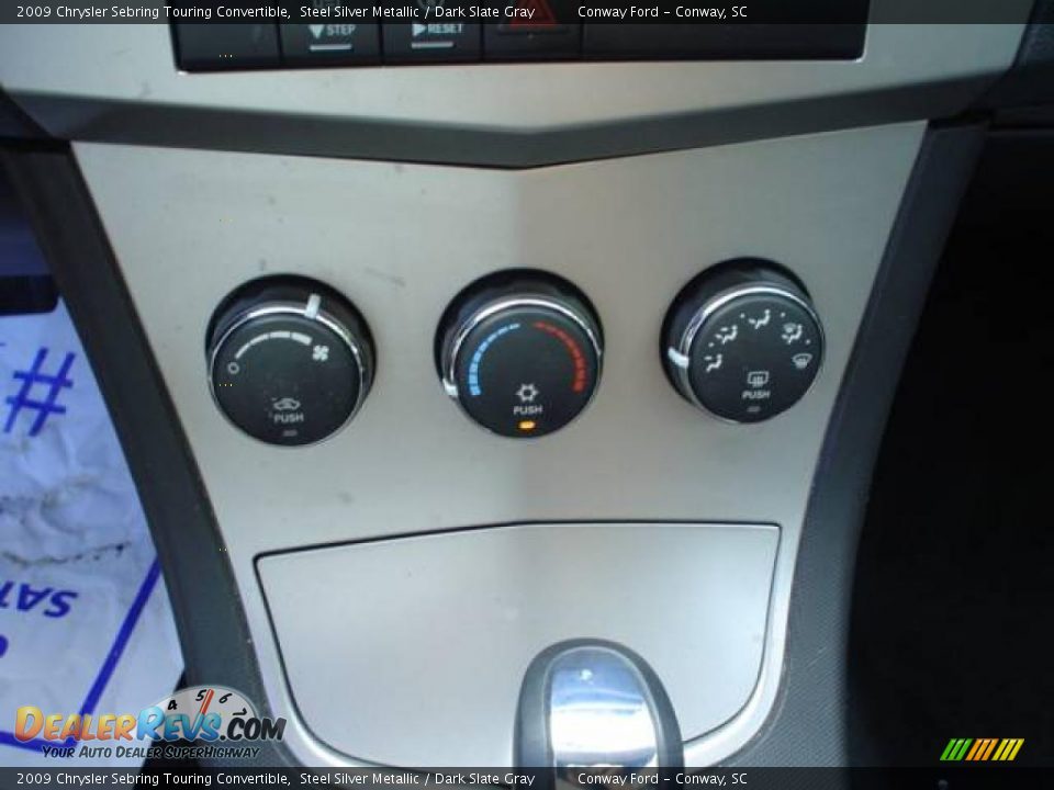 2009 Chrysler Sebring Touring Convertible Steel Silver Metallic / Dark Slate Gray Photo #24
