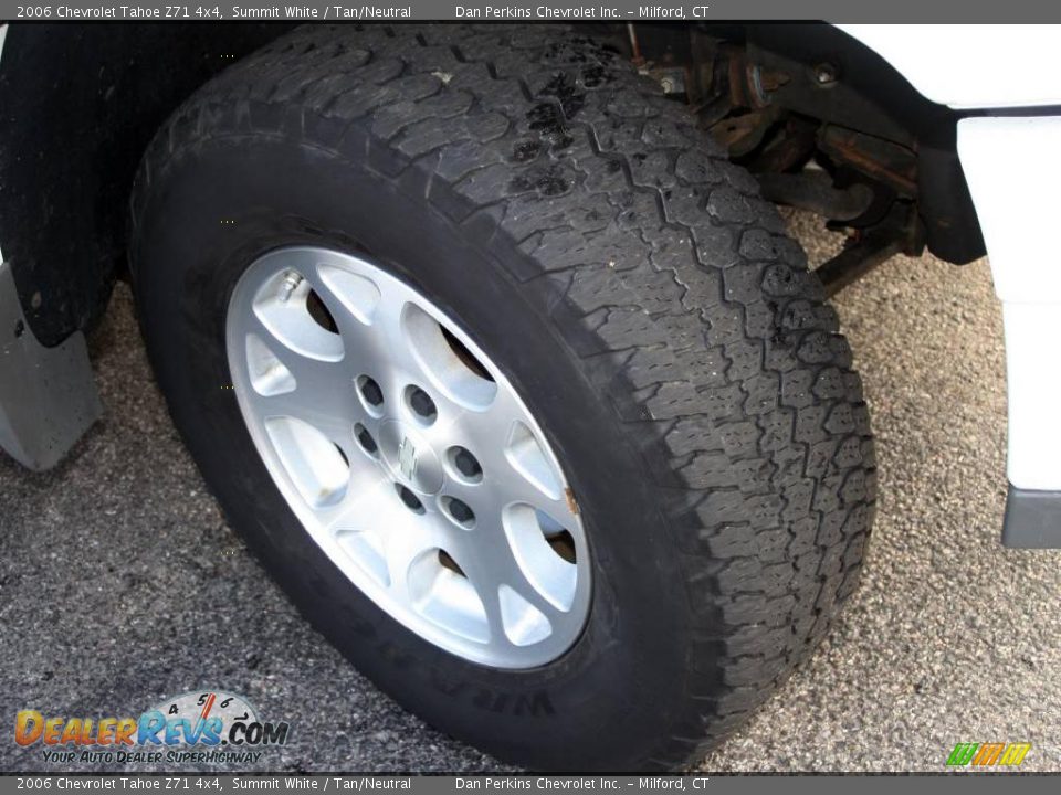 2006 Chevrolet Tahoe Z71 4x4 Summit White / Tan/Neutral Photo #10