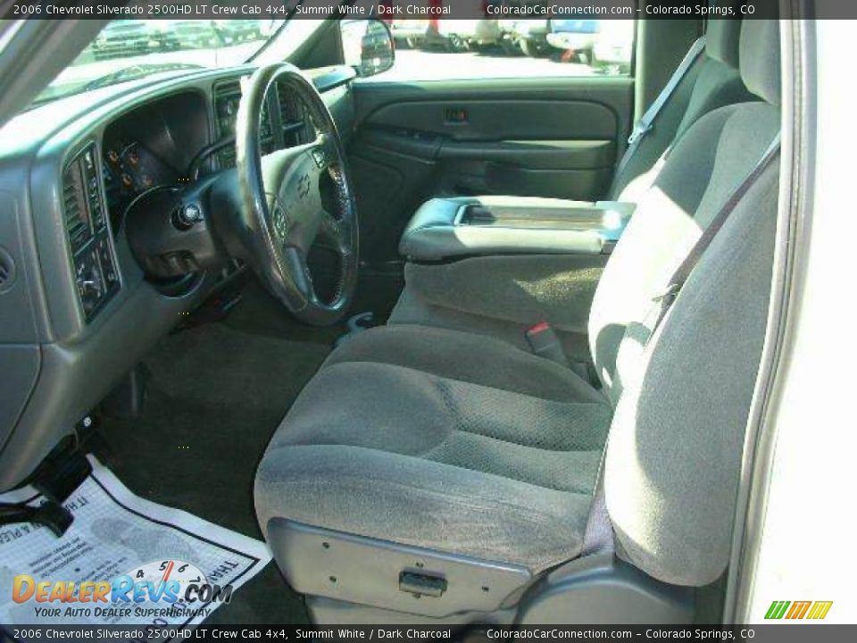 2006 Chevrolet Silverado 2500HD LT Crew Cab 4x4 Summit White / Dark Charcoal Photo #5