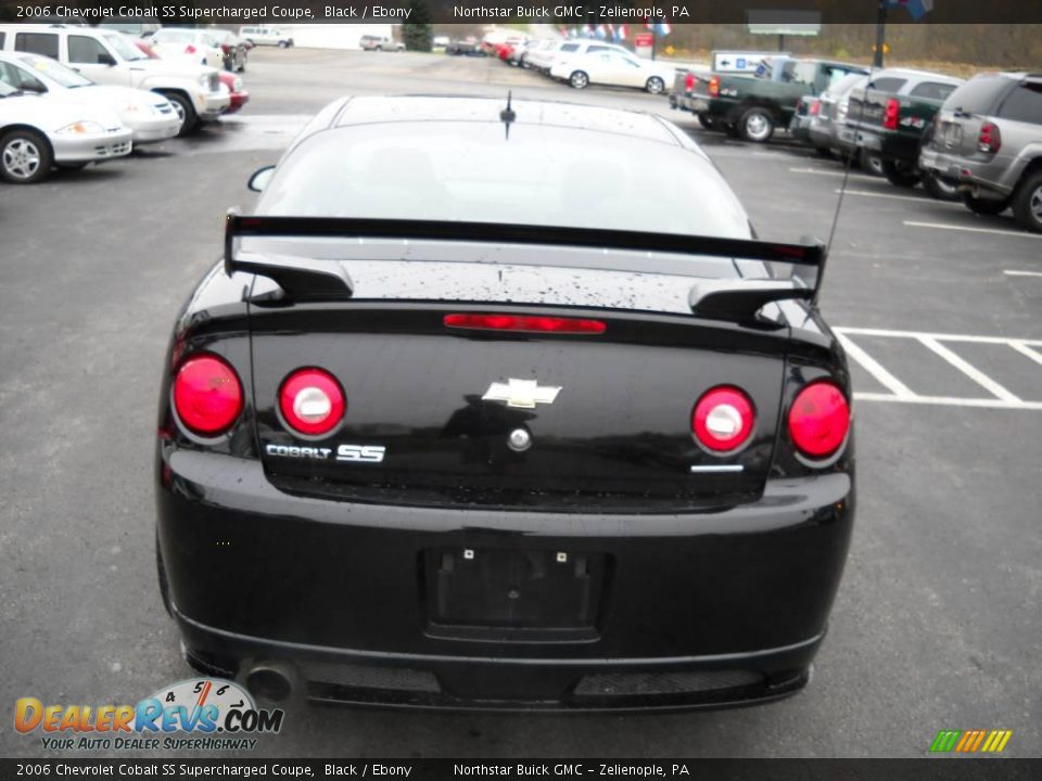 2006 Chevrolet Cobalt SS Supercharged Coupe Black / Ebony Photo #3