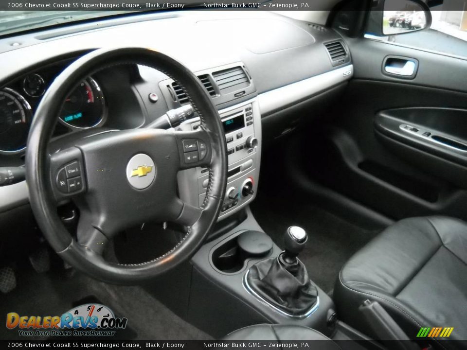 2006 Chevrolet Cobalt SS Supercharged Coupe Black / Ebony Photo #7