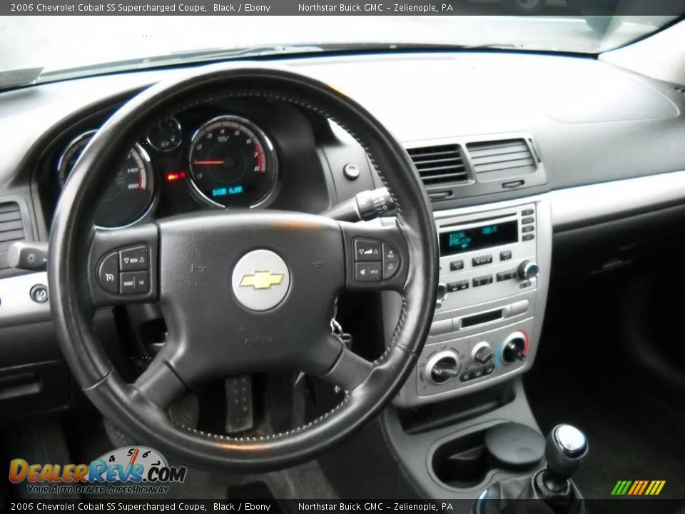 2006 Chevrolet Cobalt SS Supercharged Coupe Black / Ebony Photo #10