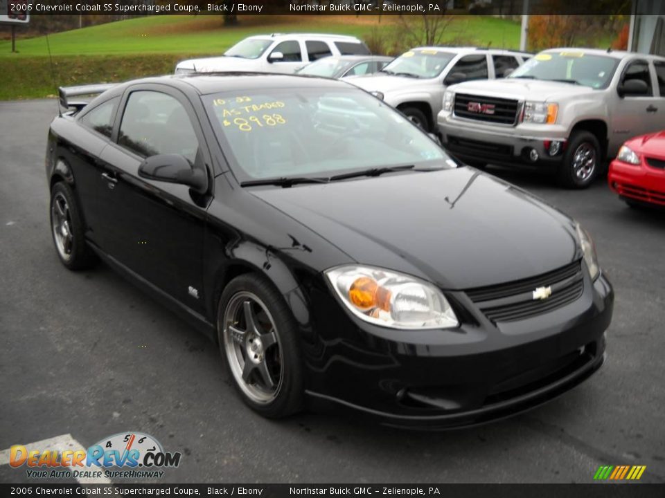 2006 Chevrolet Cobalt SS Supercharged Coupe Black / Ebony Photo #16
