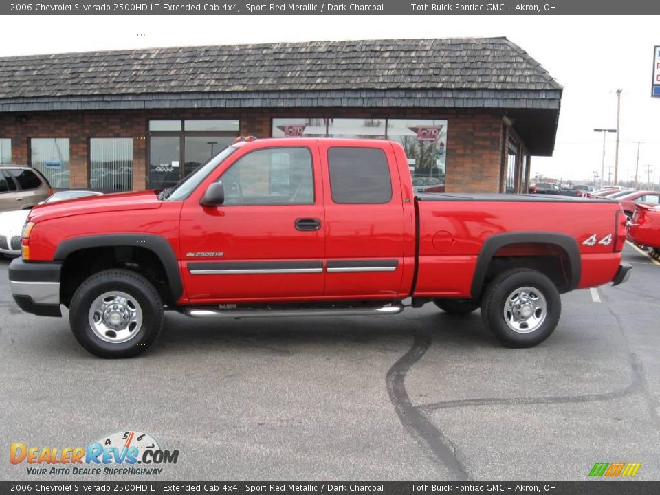 2006 Chevrolet Silverado 2500HD LT Extended Cab 4x4 Sport Red Metallic / Dark Charcoal Photo #2