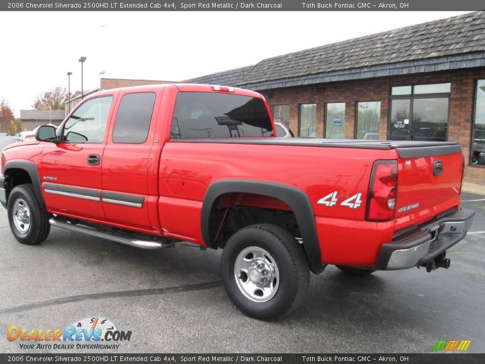 2006 Chevrolet Silverado 2500HD LT Extended Cab 4x4 Sport Red Metallic / Dark Charcoal Photo #3