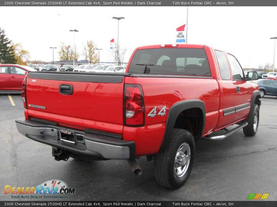 2006 Chevrolet Silverado 2500HD LT Extended Cab 4x4 Sport Red Metallic / Dark Charcoal Photo #4