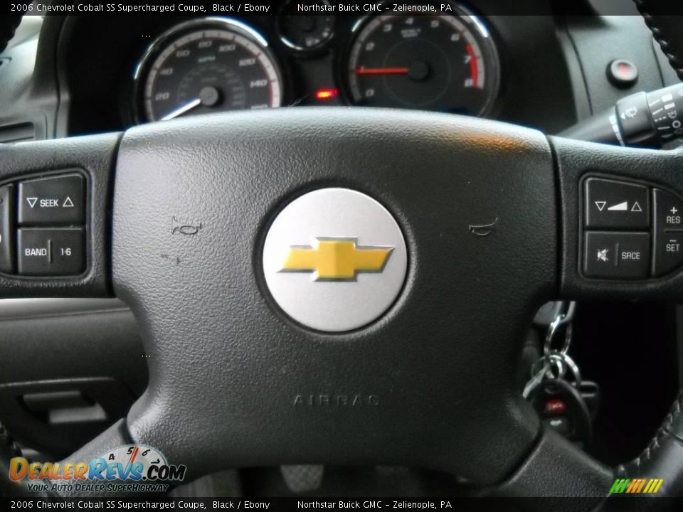 2006 Chevrolet Cobalt SS Supercharged Coupe Black / Ebony Photo #19