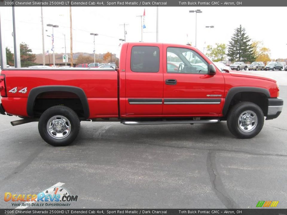 2006 Chevrolet Silverado 2500HD LT Extended Cab 4x4 Sport Red Metallic / Dark Charcoal Photo #5