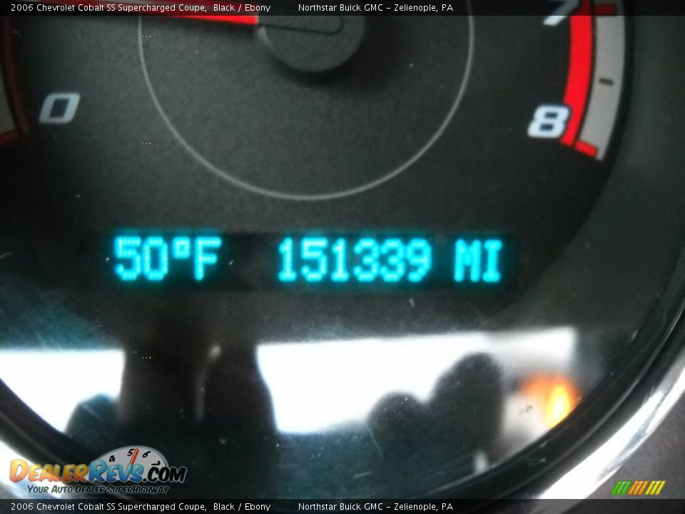 2006 Chevrolet Cobalt SS Supercharged Coupe Black / Ebony Photo #20
