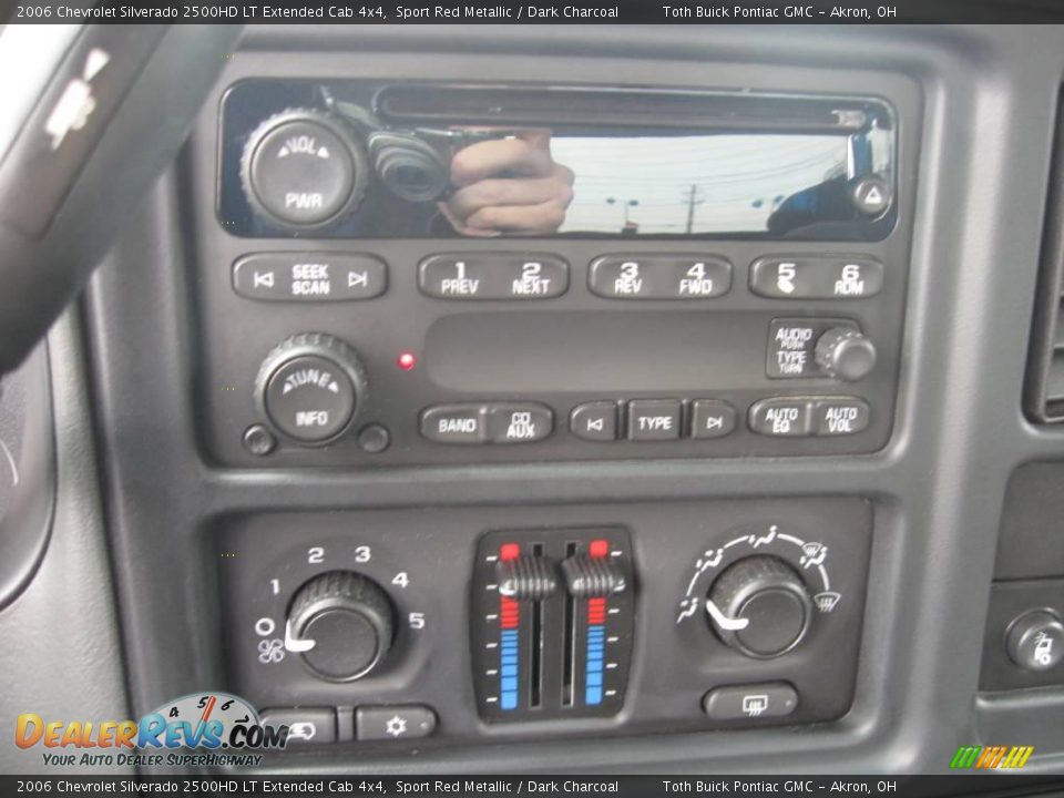 2006 Chevrolet Silverado 2500HD LT Extended Cab 4x4 Sport Red Metallic / Dark Charcoal Photo #12